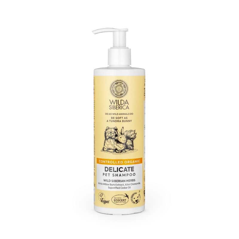 Wilda Siberica Delicate šampūnas jauniems gyvūnams ir jautriai odai 400 ml