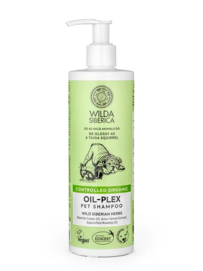 Wilda Siberica Oil-plex šampūnas šunims ir katėms sausam kailiui, suteikiantis blizgesį 400 ml