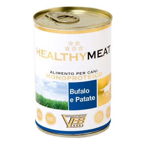 Healthy Meat Bufalo e Patate monoproteininis paštetas šunims su buivoliena ir bulvėmis 400g