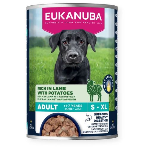 Eukanuba Life Care konservai suaugusiems šunims su vištiena ir ėriena 400g