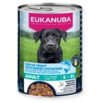 Eukanuba Life Care konservai suaugusiems šunims su vištiena ir upėtakiu 400g