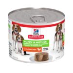 Hill’s SP Puppy & Mother Mousse Chicken šuniukams ir žindančioms patelėms su vištiena 200g