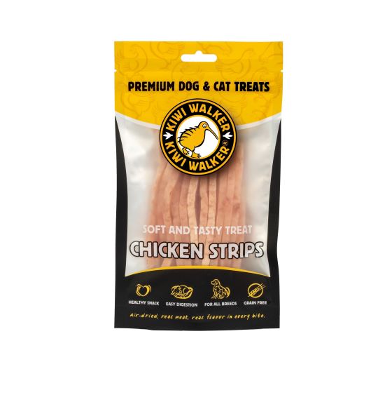 Kiwi Walker oru džiovintos minkštos vištienos juostelės 100g