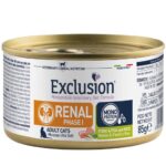 Exclusion Renal Diet Phase I konservai katėms su kiauliena, žirniais ir ryžiais 85g