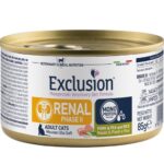 Exclusion Renal Diet Phase II konservai katėms su kiauliena, žirniais ir ryžiais 85g