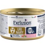 Exclusion Urinary konservai katėms su kiauliena, žirniais, ryžiais 85g