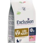 Exclusion Urinary sausas maistas katėms su kiauliena, žirniais, ryžiais 1,5kg