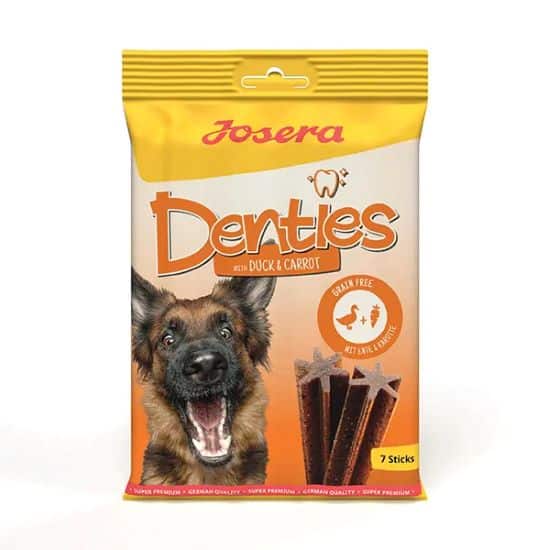Josera Denties Duck & Carrot skanėstai šunims su vištiena ir morkomis 180g