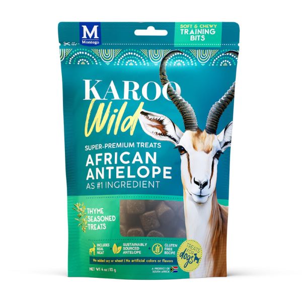Karoo Wild skanėstai šunims su antilope ir čiobreliais 113g