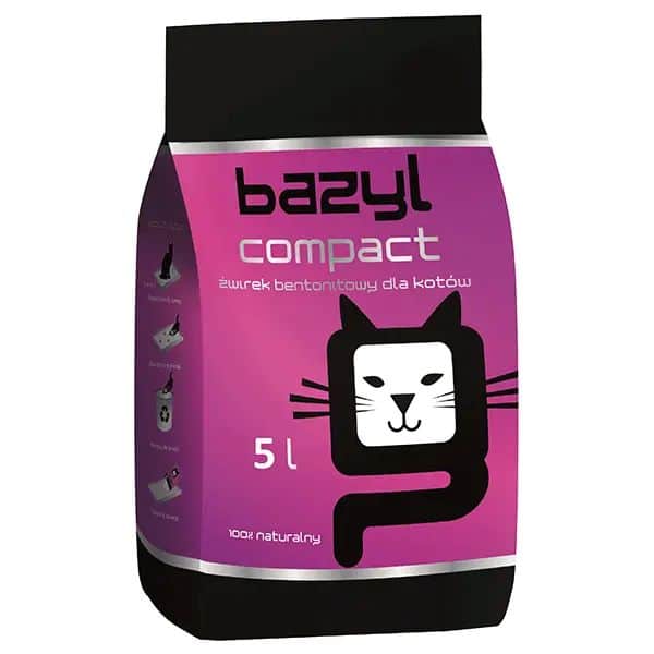Bazyl Compact bentonitinis kraikas katėms 5L