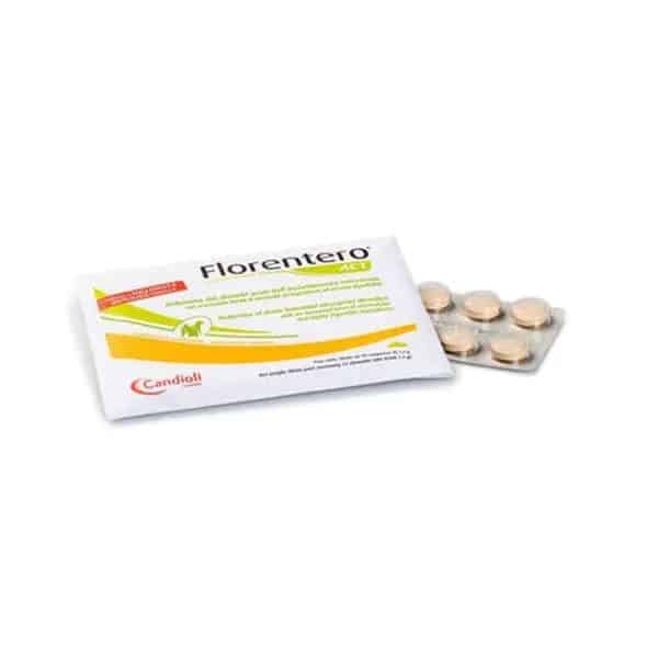 Candioli Florentero Act tabletės šunims ir katėms nuo viduriavimo N10