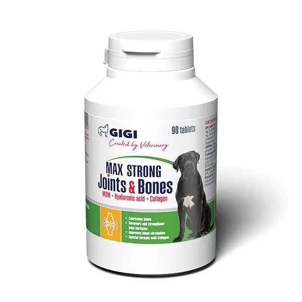 GIGI Max Strong Joints and Bones papildas šunų kaulų ir sąnarių funkcijai N90