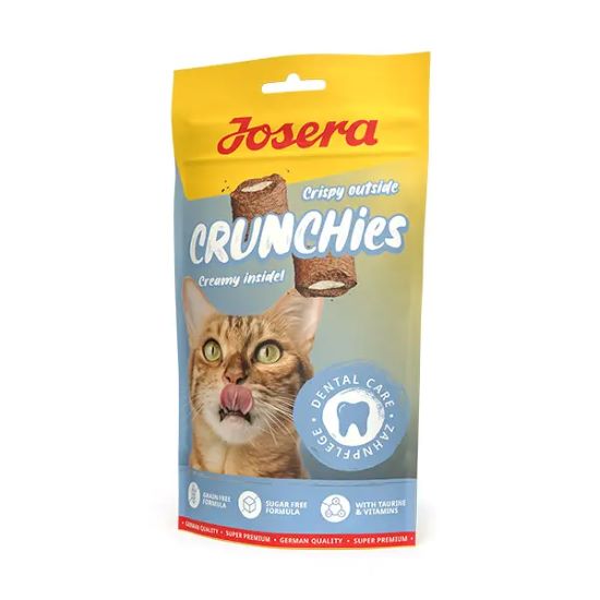 Josera Crunchies Dental traškūs skanėstai katėms 60g