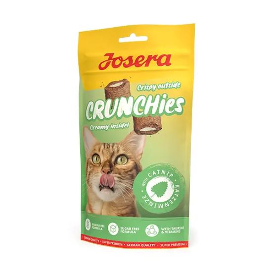 Josera Crunchies traškūs skanėstai katėms su katžole 60g