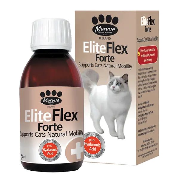 Mervue EliteFlex Forte sąnarių funkcijai katėms 150ml