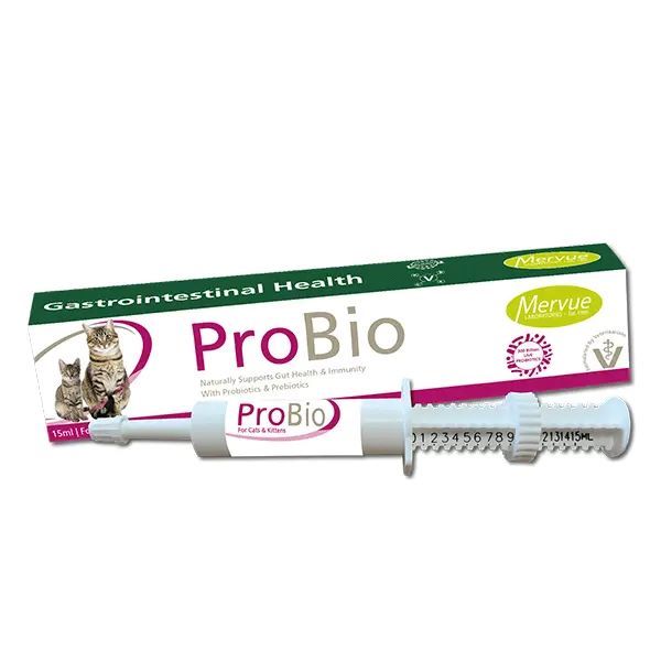 Mervue Pro-Bio probiotinė pasta katėms ir kačiukams 15ml