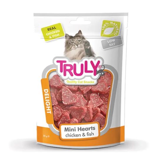 Truly skanėstai katėms su vištiena ir žuvimi 50g