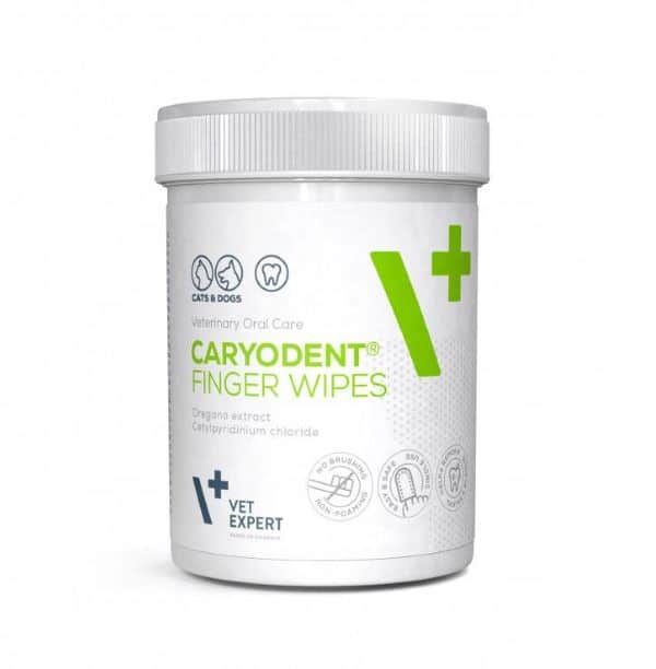 VetExpert Caryodent dantų valymo servetėlės – antpirščiai N50