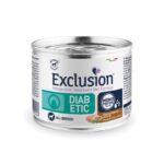Exclusion Diabetic dietiniai konservai šunims su kiauliena ir sorgais
