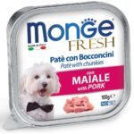 Monge Fresh paštetas šunims su kiauliena 100g
