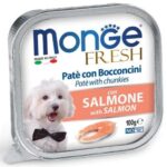Monge Fresh paštetas šunims su lašiša 100g