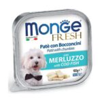 Monge Fresh paštetas šunims su menke 100g