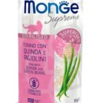 Monge Supreme konservas sterilizuotoms katėms su tunu ir bolivine balanda 80g
