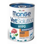 Monge VetSolution Dog Wet Hypo Mono Duck konservai alergiškiems šunims su antiena 400g