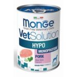 Monge VetSolution Dog Wet Hypo Mono Pork konservai alergiškiems šunims su kiauliena 400g