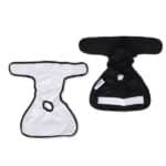 Nobleza juodos daugkartinės sauskelnės šunims