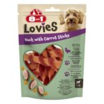 8in1 Lovies antienos ir morkų lazdelės mažų veislių šunims 80g