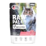 Raw Paleo Sterilised Pork pouch konservas sterilizuotoms katėms su kiauliena 100g
