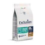 Exclusion Diabetic M/L sausas maistas šunims su kiauliena ir sorgais sergant diabetu