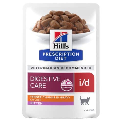 Hill’s PD Feline id Kitten Chicken Pouch virškinimo sistemai kačiukams 12x85g AUTO-DRAFT