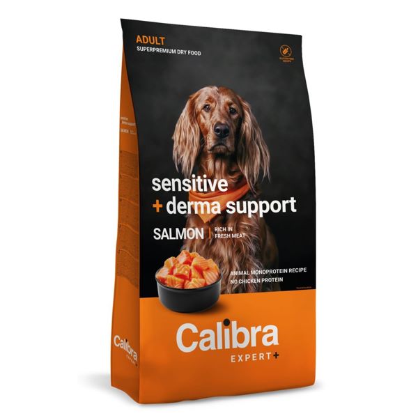 Calibra Dog EXPERT+ Adult Sensitive & Derma suaugusiems šunims jautriai odai Calibra Dog EXPERT+ Adult Sensitive & Derma suaugusiems šunims jautriai odai - Image 1