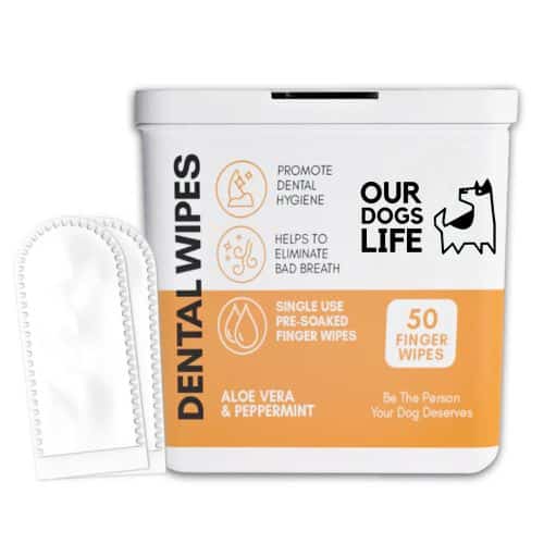 OURDOGSLIFE Dental Cleaning Wipes dantų valymo servetėlės antpirščiai N50