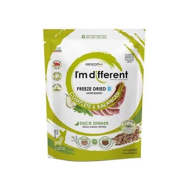 I’m Different Diff Duck Dinner liofilizuotas maistas šunims su antiena I’m Different Diff Duck Dinner liofilizuotas maistas šunims su antiena - Image 1
