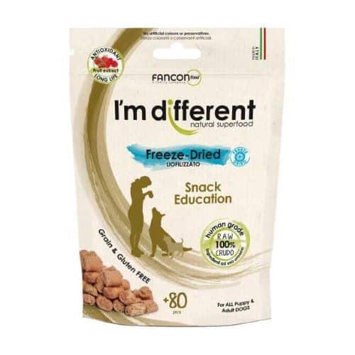 I’m Different Diff Education Puppy & Adult Dogs liofilizuoti skanėstai šunims su antiena 40g AUTO-DRAFT