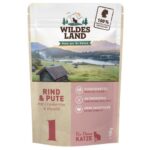 Wildes Land Beef & Turkey konservas suaugusioms katėms su jautiena ir kalakutiena 100g