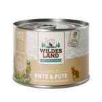 Wildes Land Duck & Turkey begrūdis konservas katėms su antiena ir kalakutiena 200g