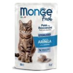 Monge Fresh konservas sterilizuotoms katėms su silke 85g